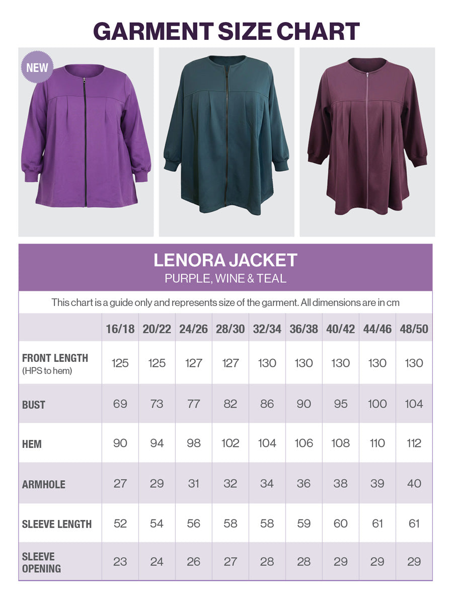 Lenora Fleece Jacket - Wine (no hood)