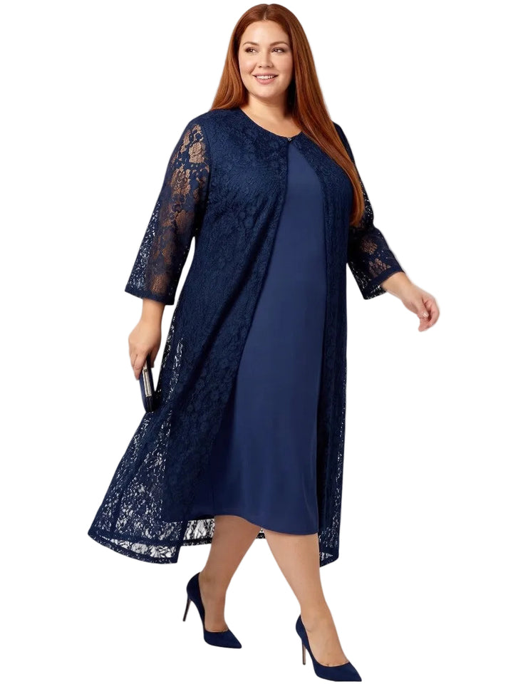 Windsor Lace Jacket & Dress - Admiral*