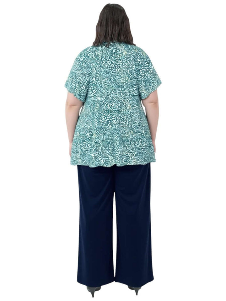 Yasmin Top - Green Print