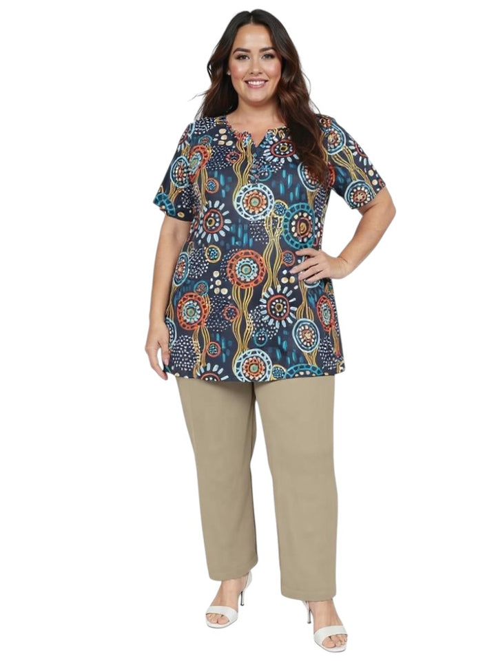Cosmic Dreams Top - Navy Print*