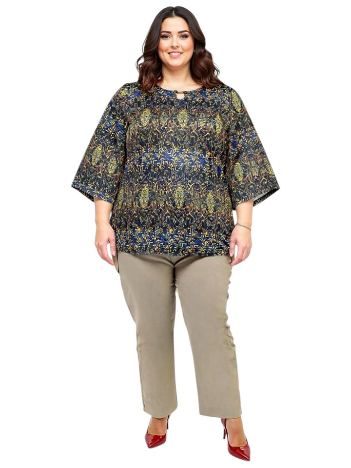 Bernice Keyhole Top - Print*