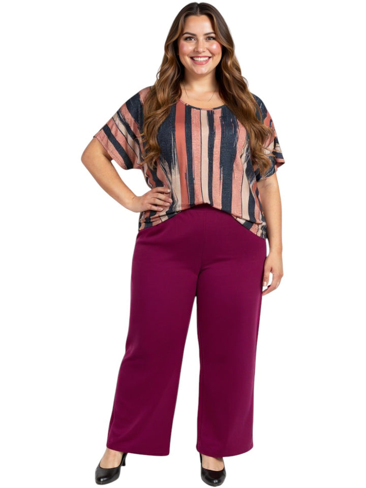 Arabelle Pants - Wine