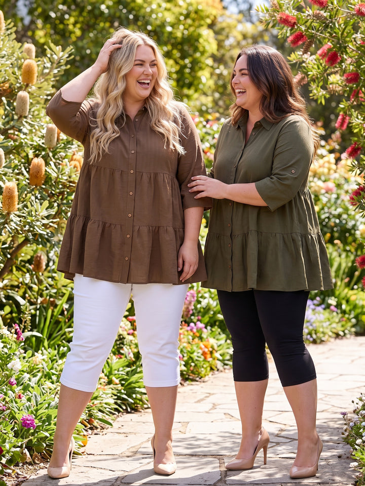 Beckett Blouse - Olive