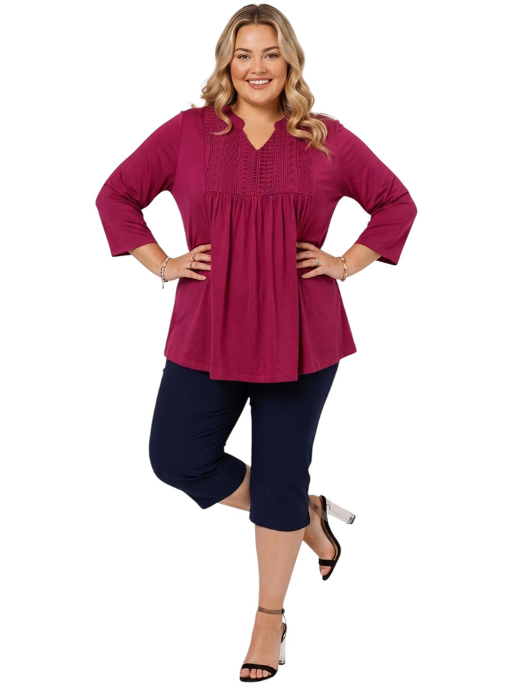 Bellamy Top - Plum*