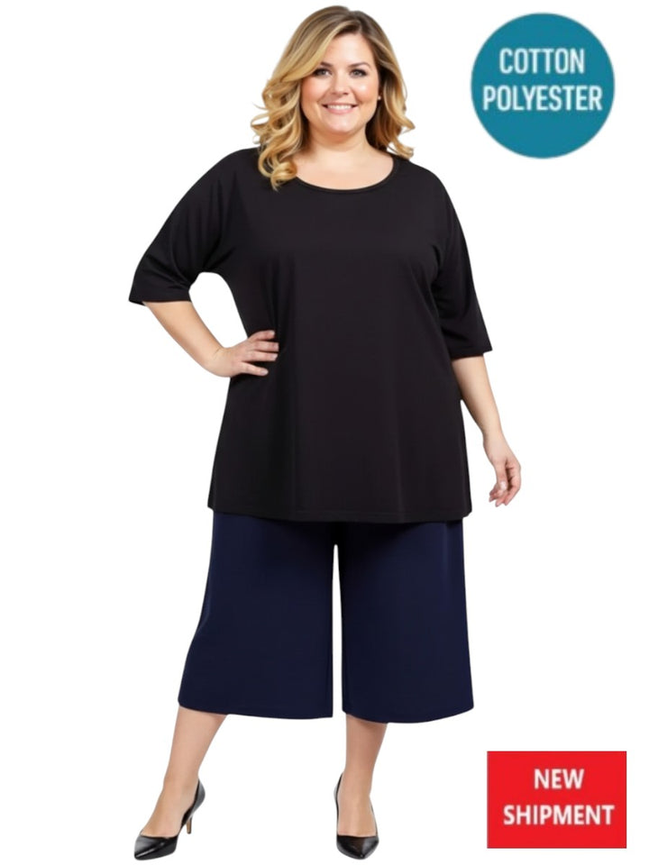 Everyday Tee - Black - Cotton Polyester