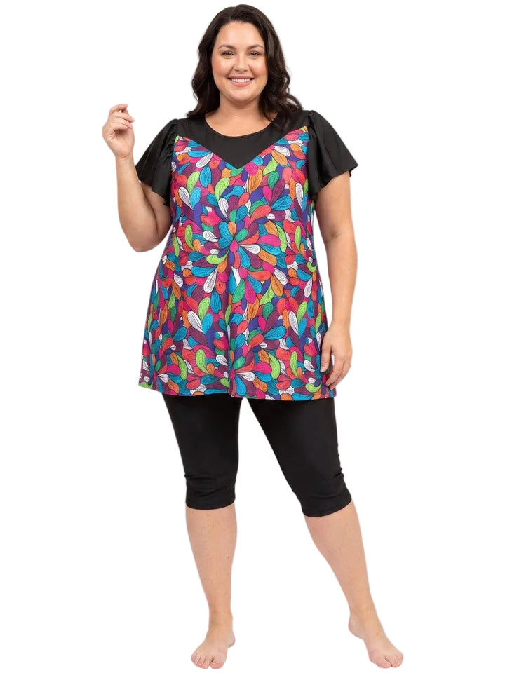 Coastal Bliss Swim Rashi - Print
