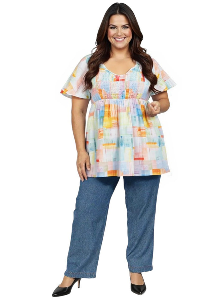 Mango Haze Top - Print