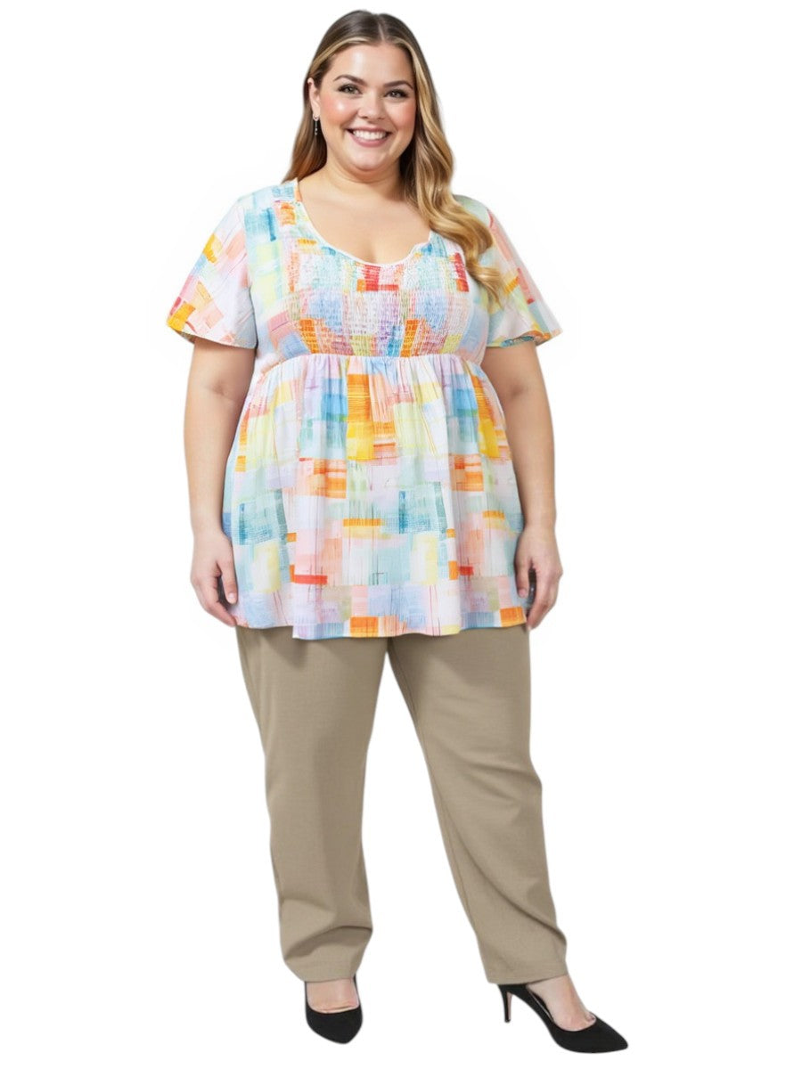 Mango Haze Top - Print