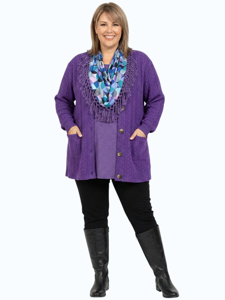 Raylan Jumper & Scarf - Purple*