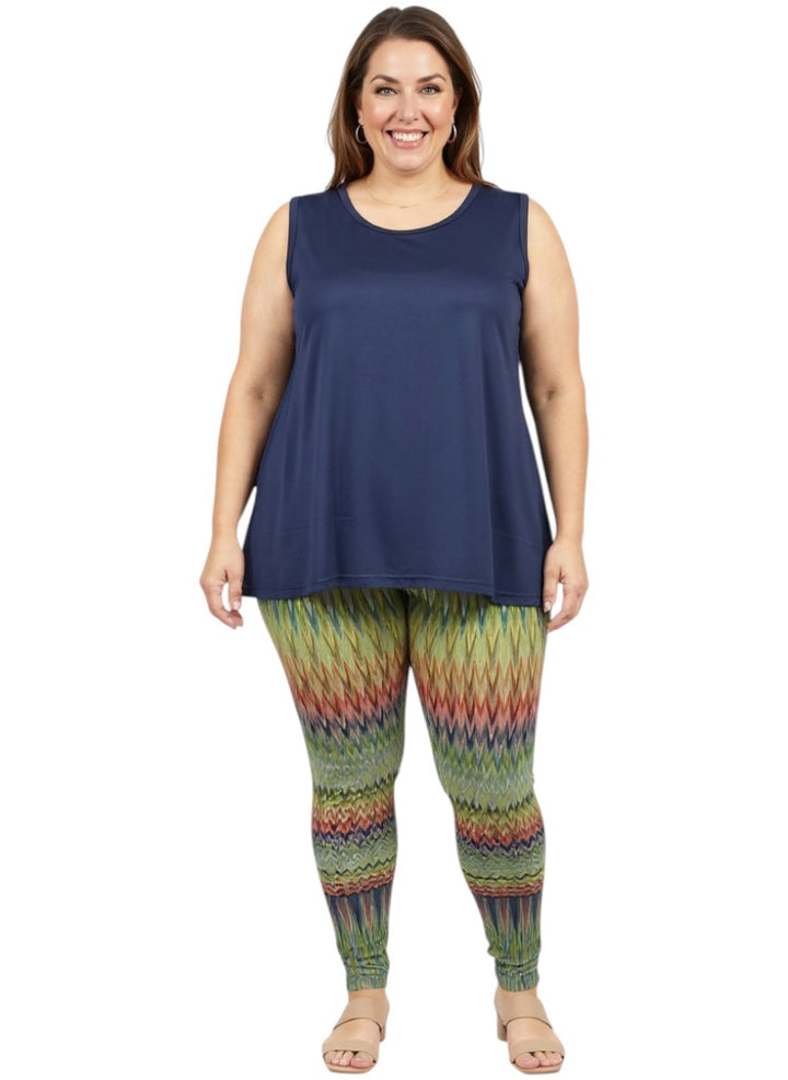 Round Neck Cami - Navy