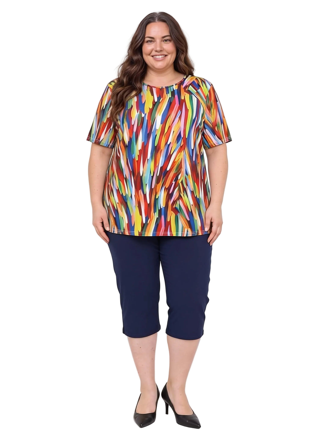 Jersey Capri - Navy