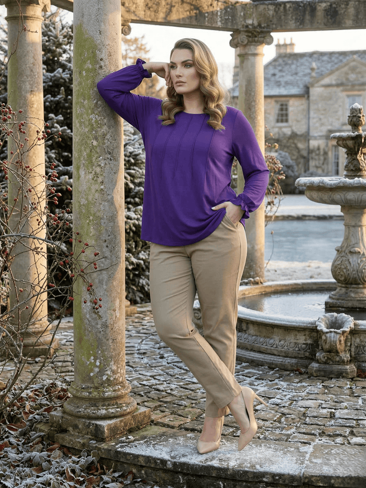 Gardner Top - Purple