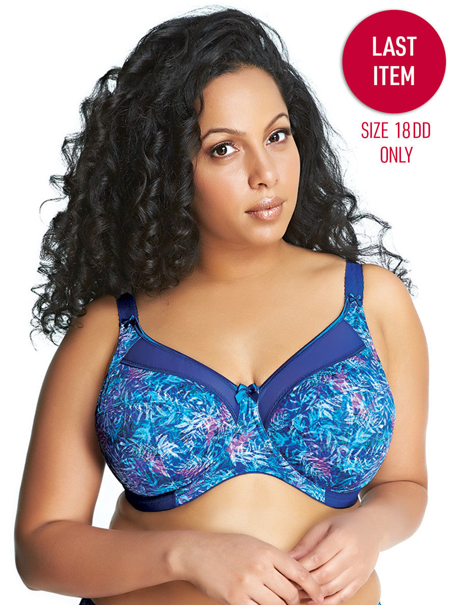 Goddess Bra 6162 - Kayla Uw Banded Bra - Blue - Dale and Waters