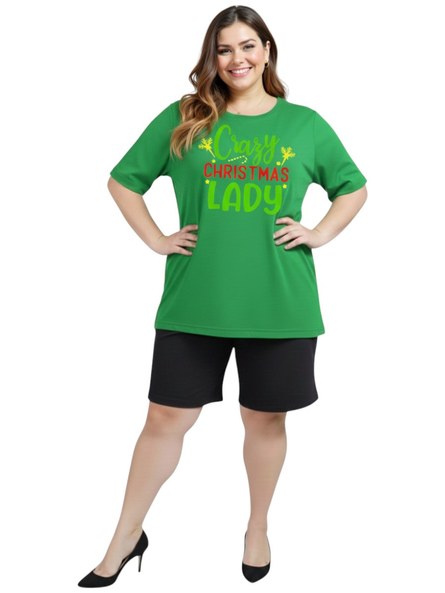 Everyday Tee - Green - Cotton Spandex