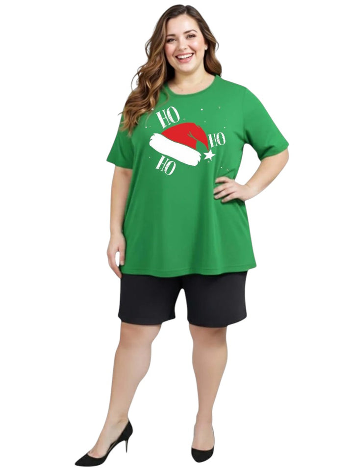 Everyday Tee - Green - Cotton Spandex