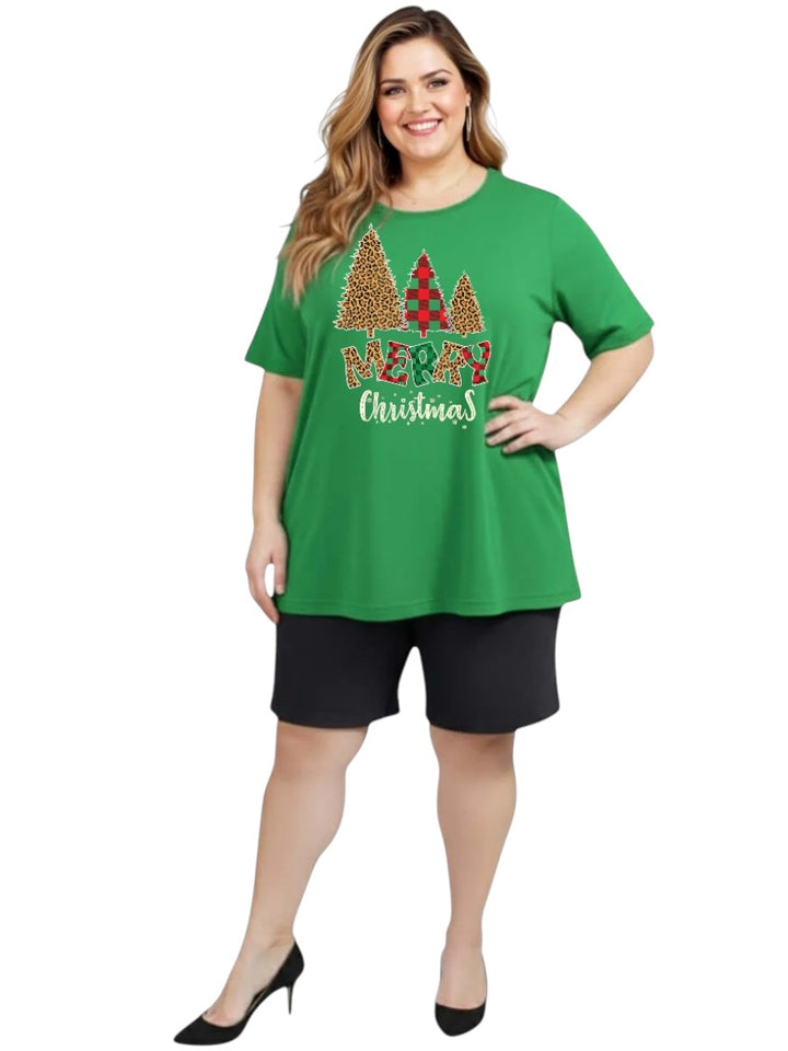 Everyday Tee - Green - Cotton Spandex