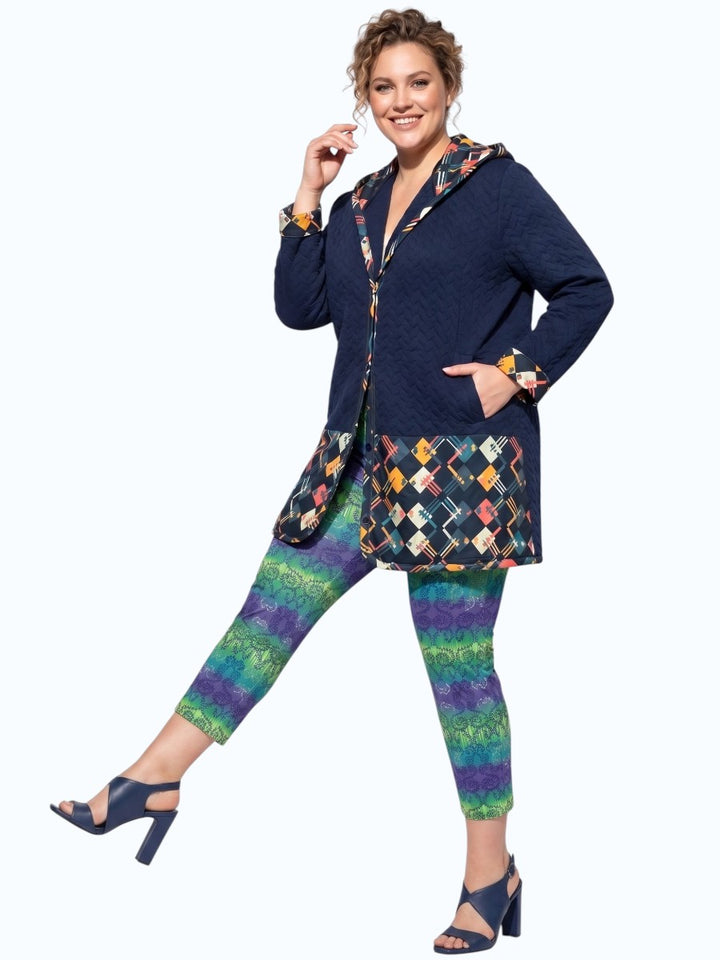 Atlas Leggings - Purple Print