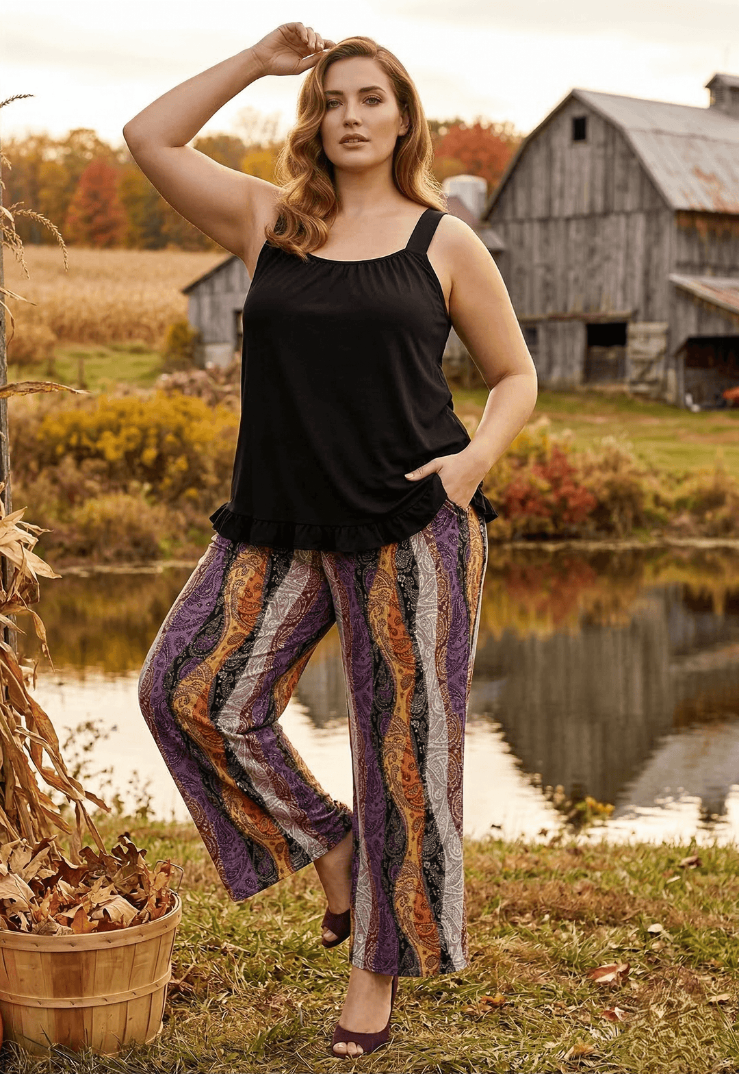 Hyland Fields Pants - Multi Print*