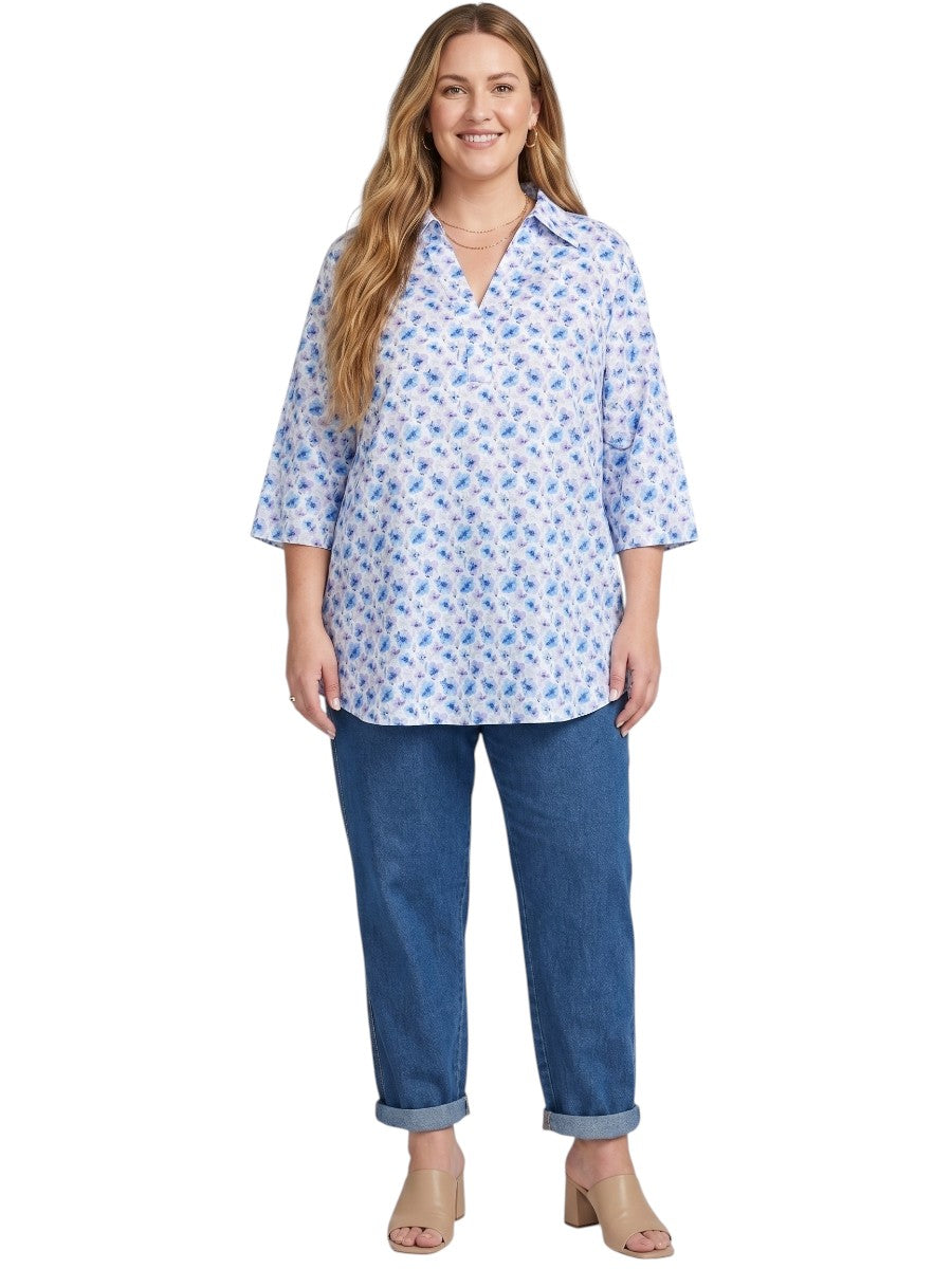 Hunter Top - White Print