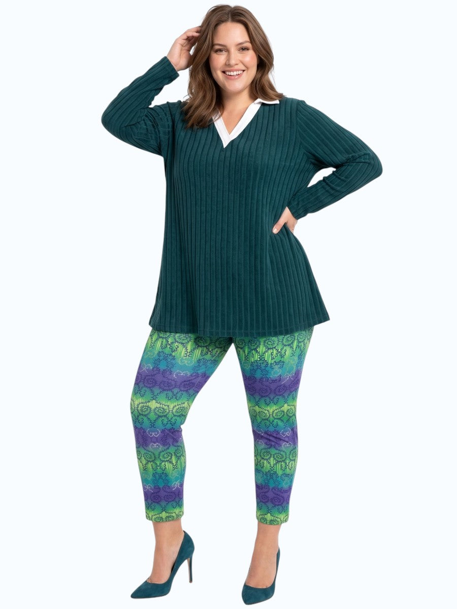 Atlas Leggings - Purple Print
