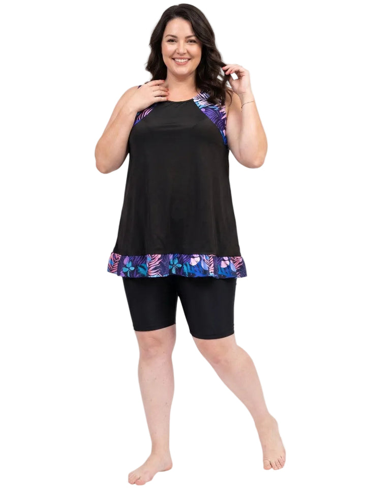 Kala Springs Swim Cami - Blue Print
