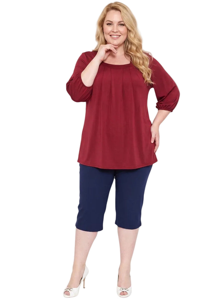 Jersey Capri - Navy