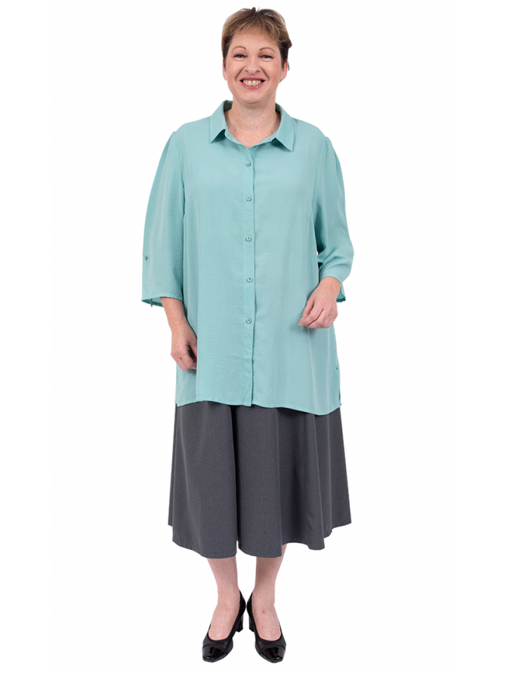 Echoes Classic Blouse - Teal*
