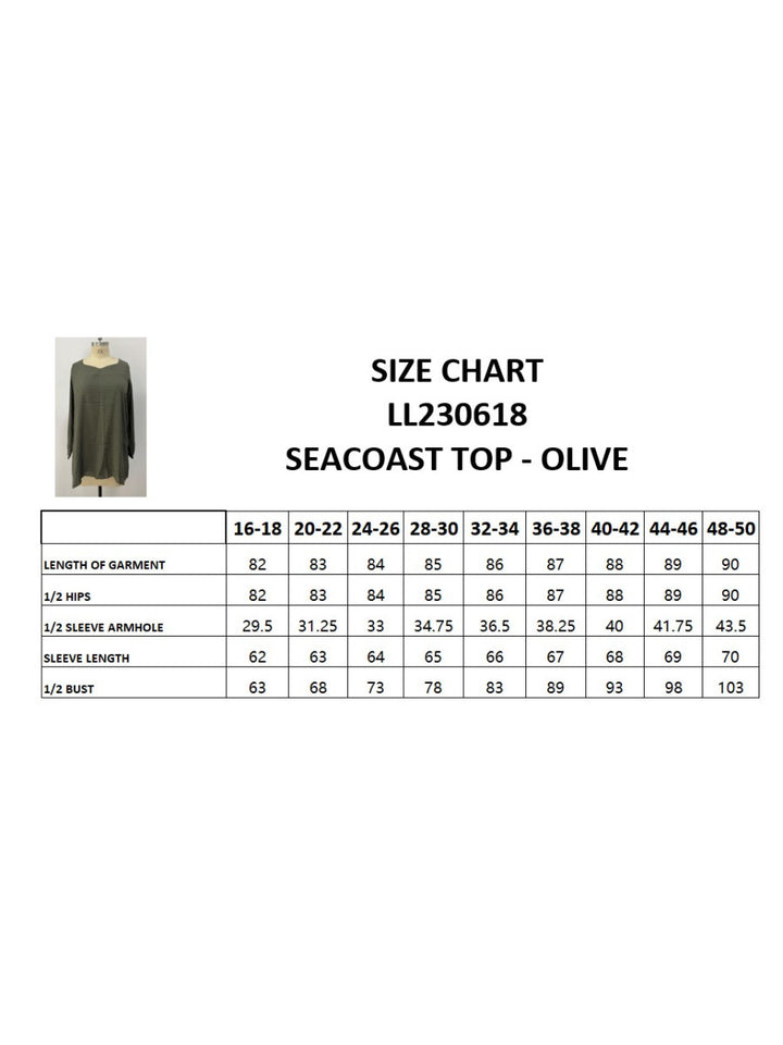 Seacoast Top - Olive