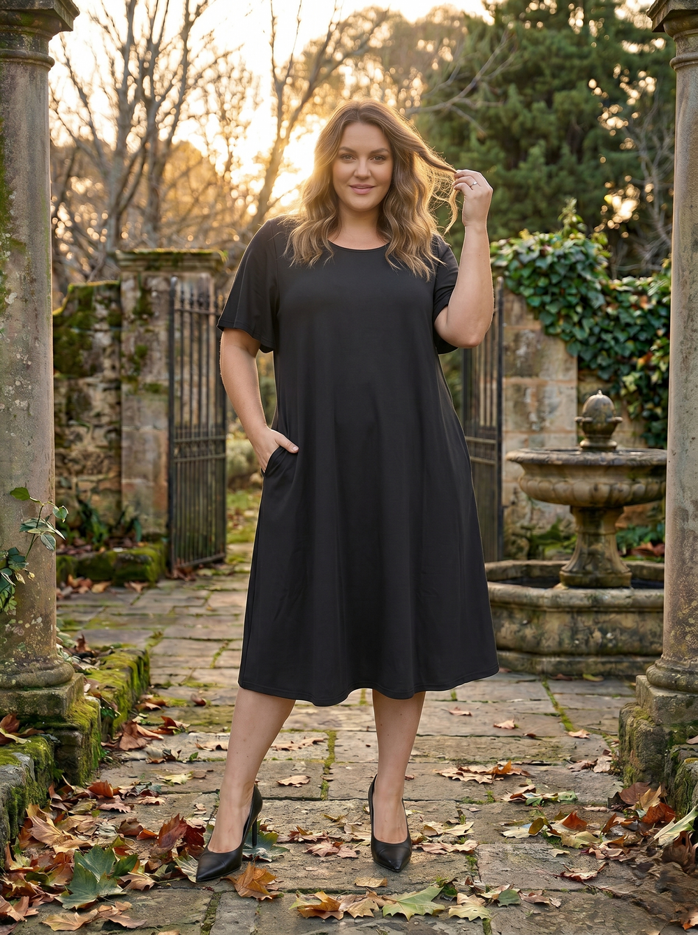 Midnight Charm Dress - Black* Dresses Dale and Waters