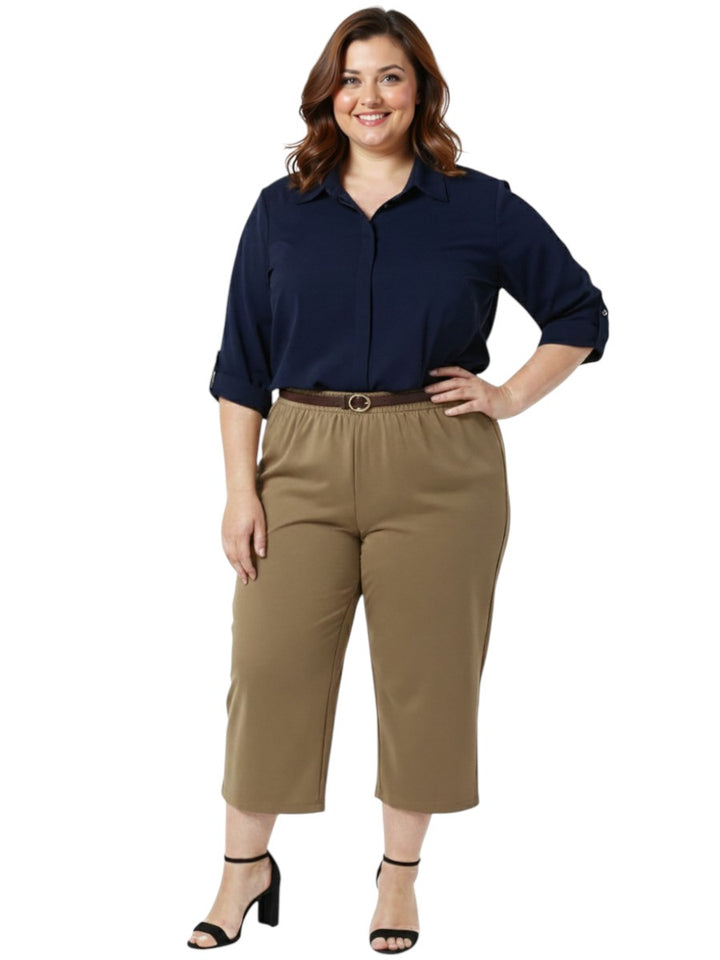 Classic Collar Blouse - Navy