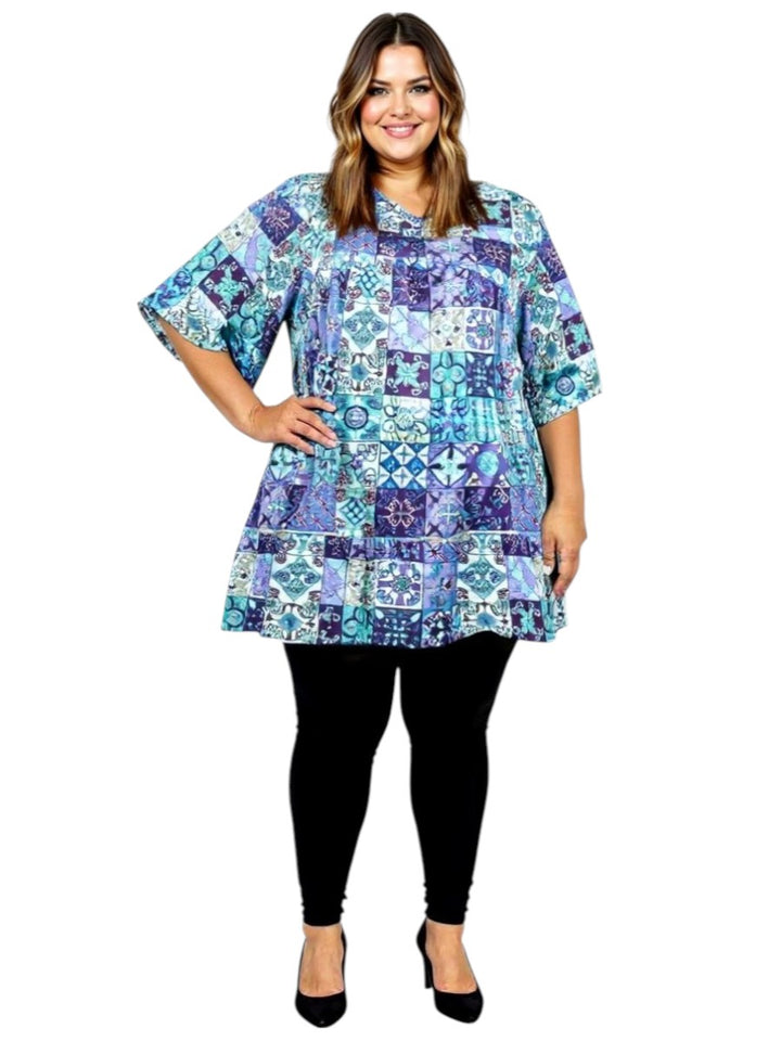 Bluebell Tunic - Blue Print*