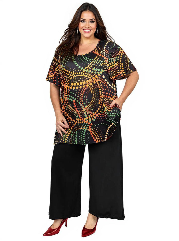 Rhythm Top - Black Print