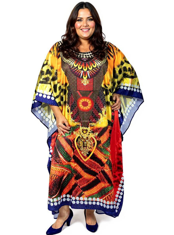 Cosmo Kaftan Dress - Print
