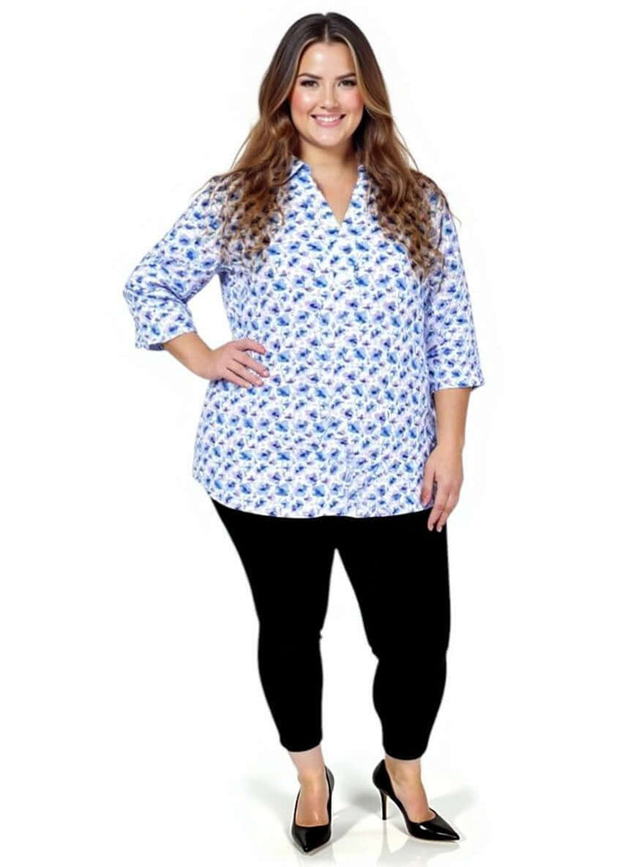 Hunter Top - White Print