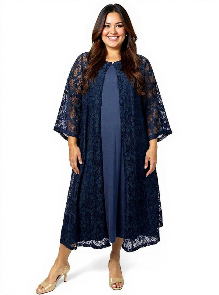 Windsor Lace Jacket & Dress - Admiral*