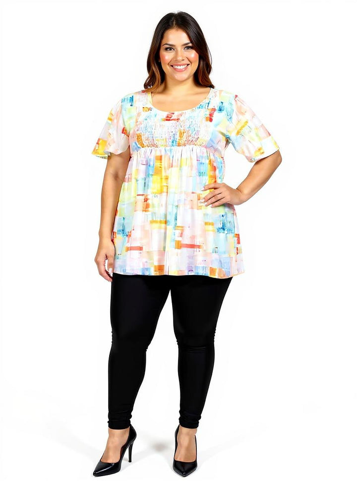 Mango Haze Top - Print