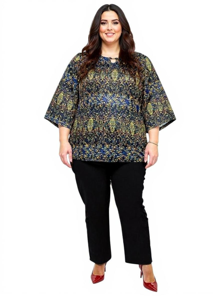 Bernice Keyhole Top - Print*