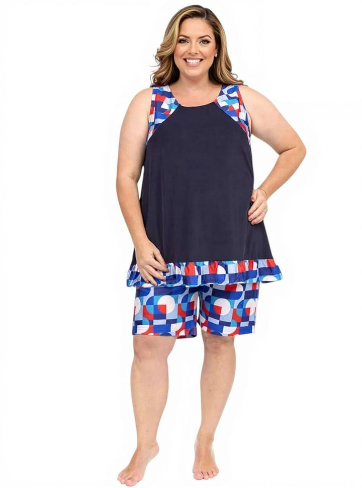 Hydra Bay Swim Cami - Print