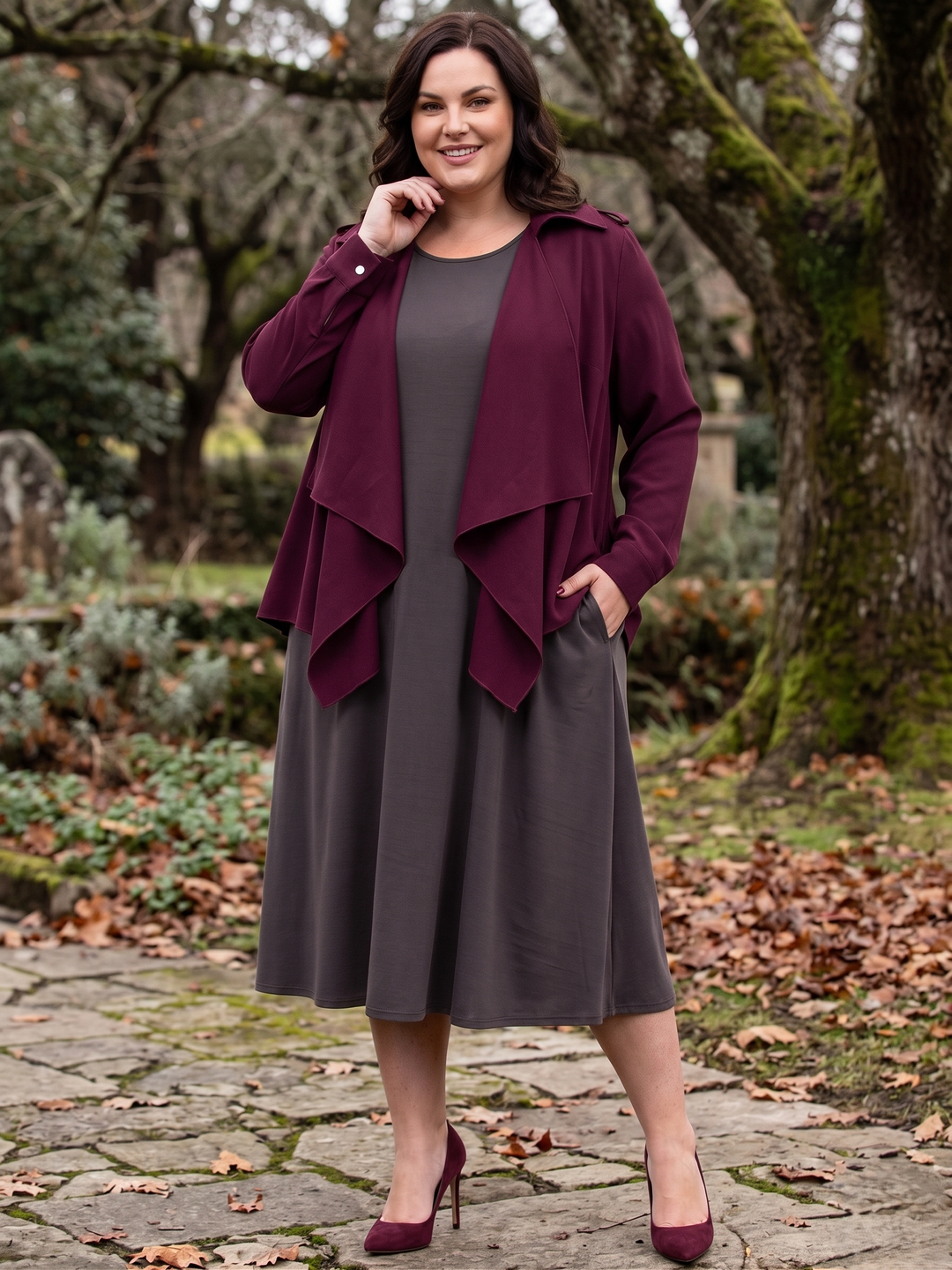 The Parade Jacket - Maroon
