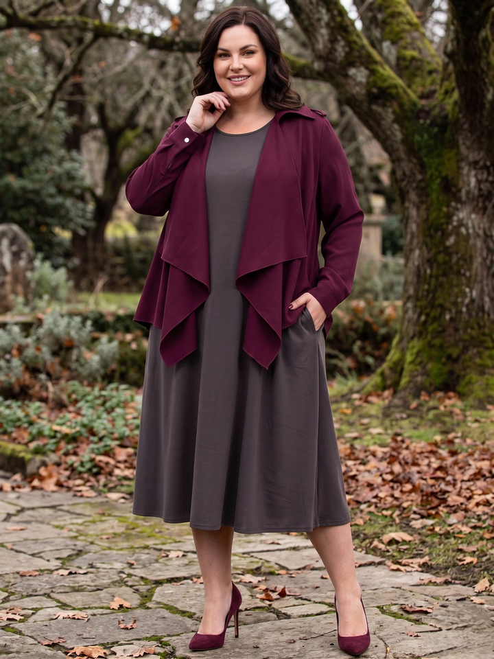The Parade Jacket - Maroon