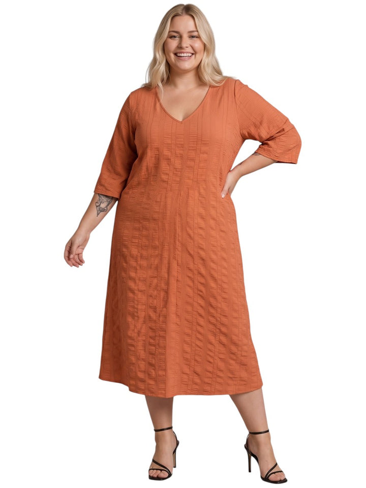Payson Dress - Rust