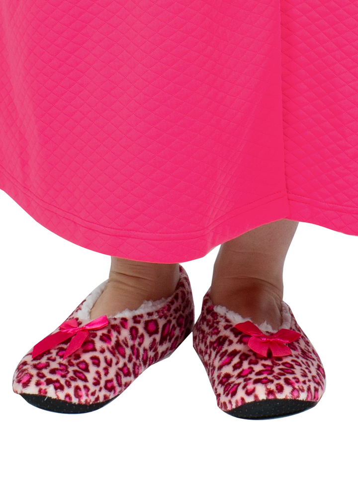 Non Slip Winter Slippers - Pink