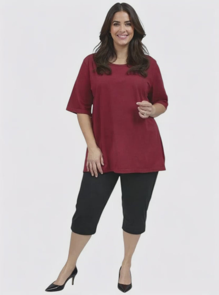 3/4 Leggings - Black