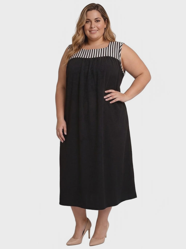 Arlo Terry Towelling Dress - Black