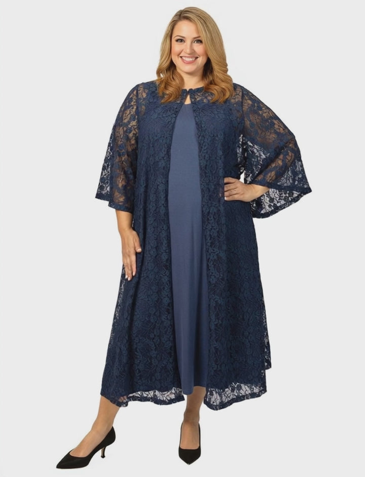 Windsor Lace Jacket & Dress - Admiral*