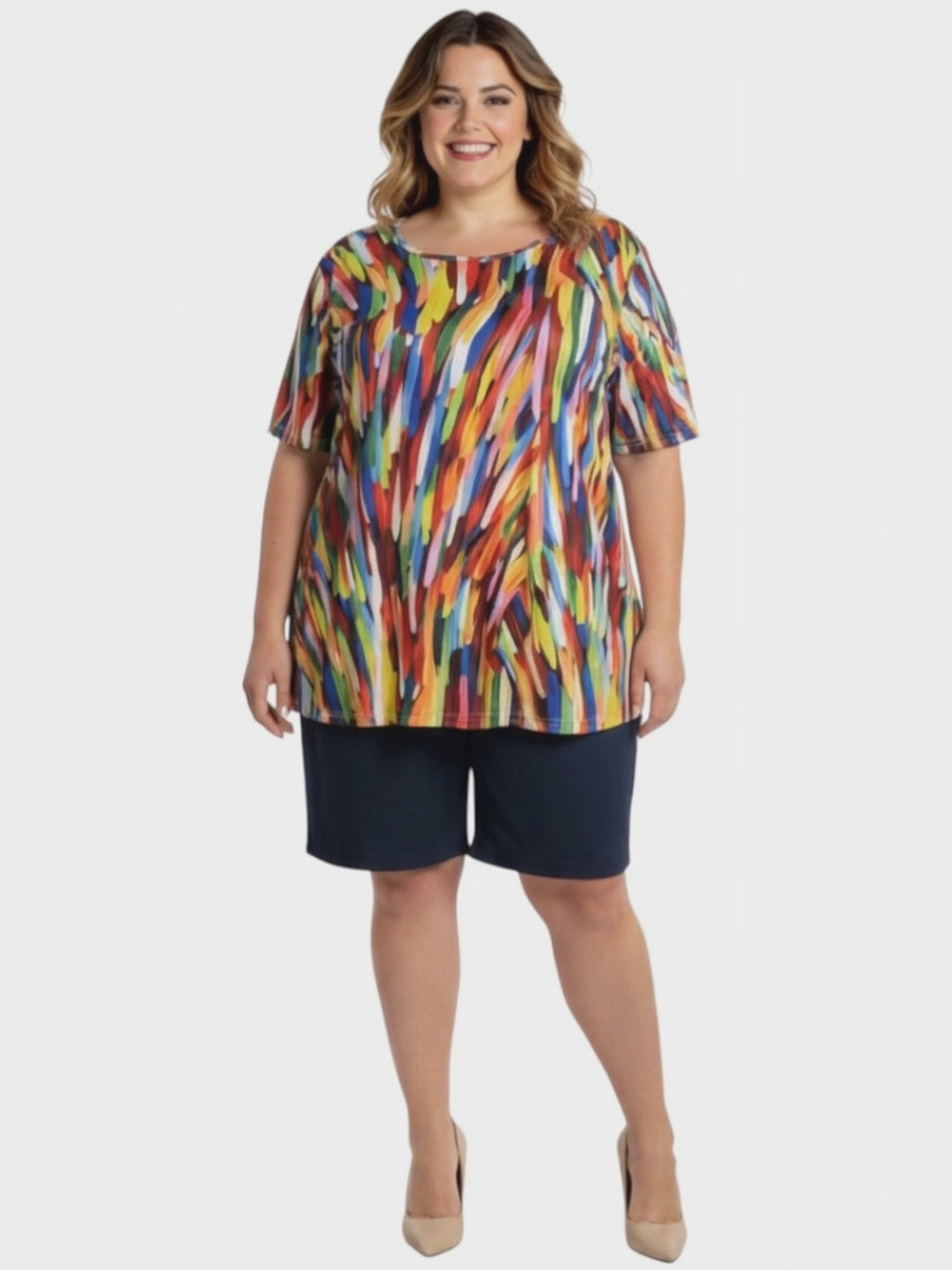Mina Top - Multi Print