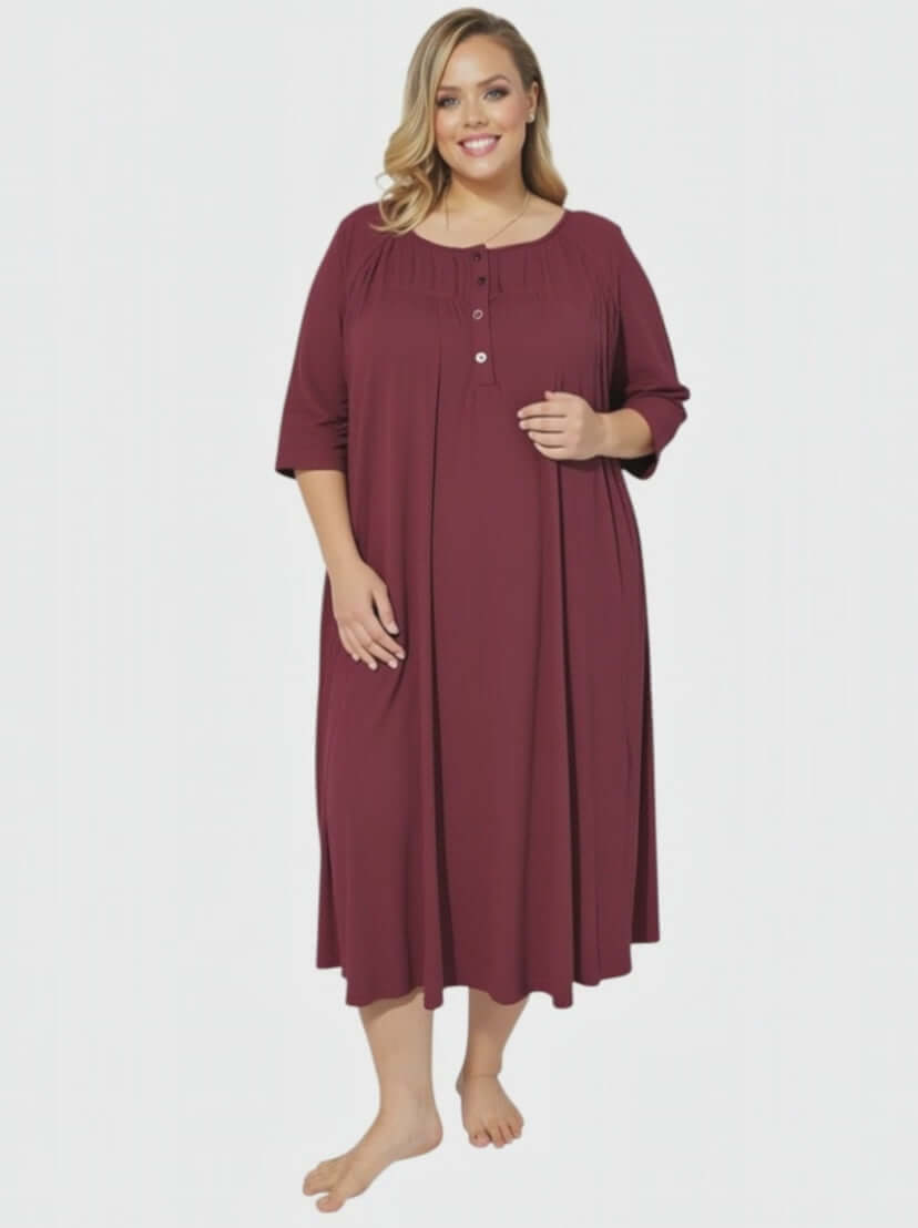 Nerina Nightie - Wine