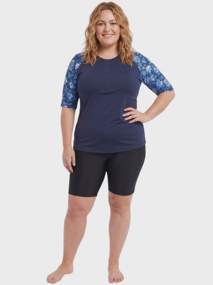 Keely Swim Rashi - Blue Print