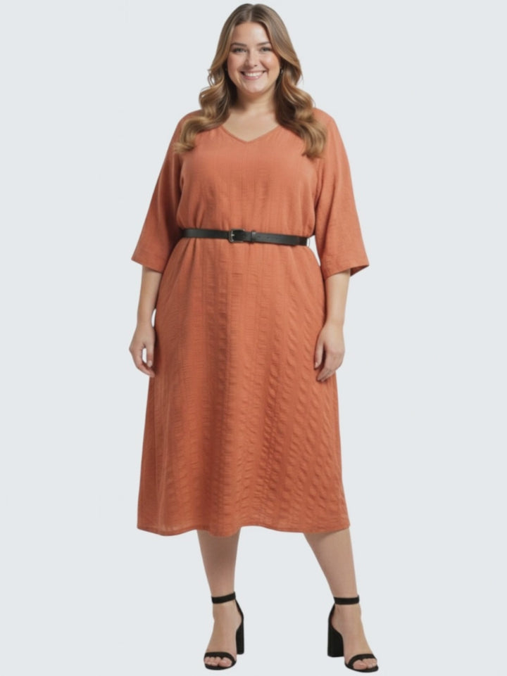 Payson Dress - Rust