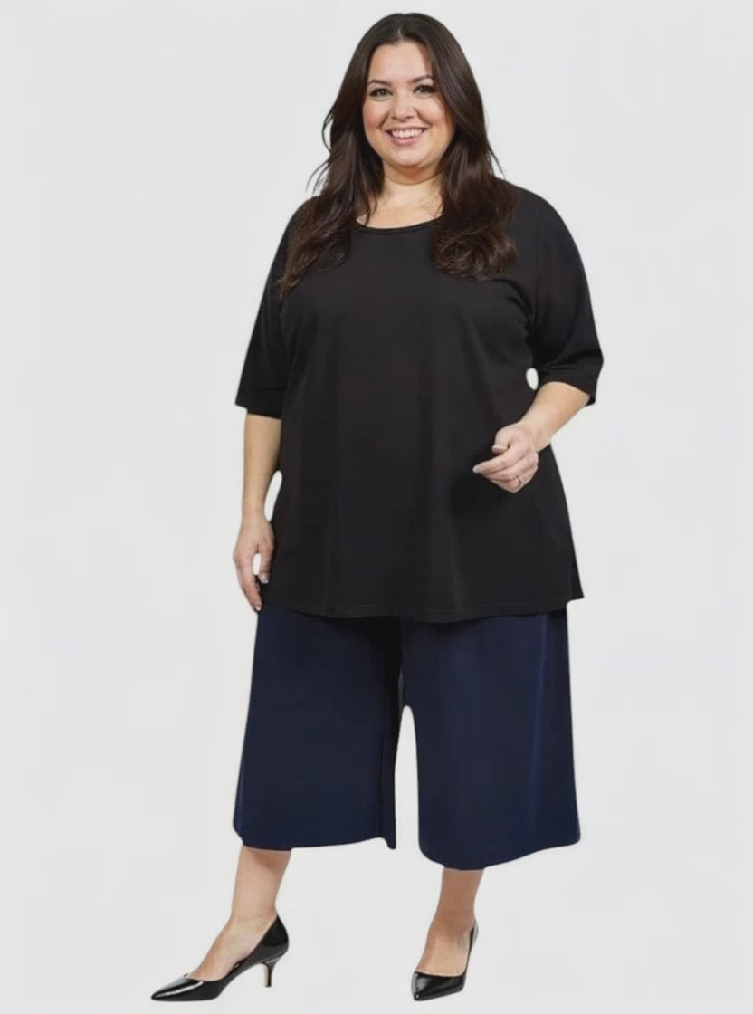 Everyday Tee - Black - Cotton Polyester